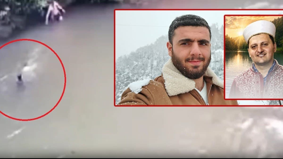 Artvin'de gölette boğulan 2 imamın son görüntüleri ortaya çıktı