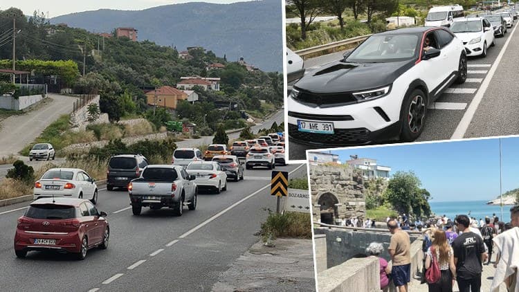 Tatilciler akın etti… Muğla'da araç kuyruğu 22 kilometreye ulaştı