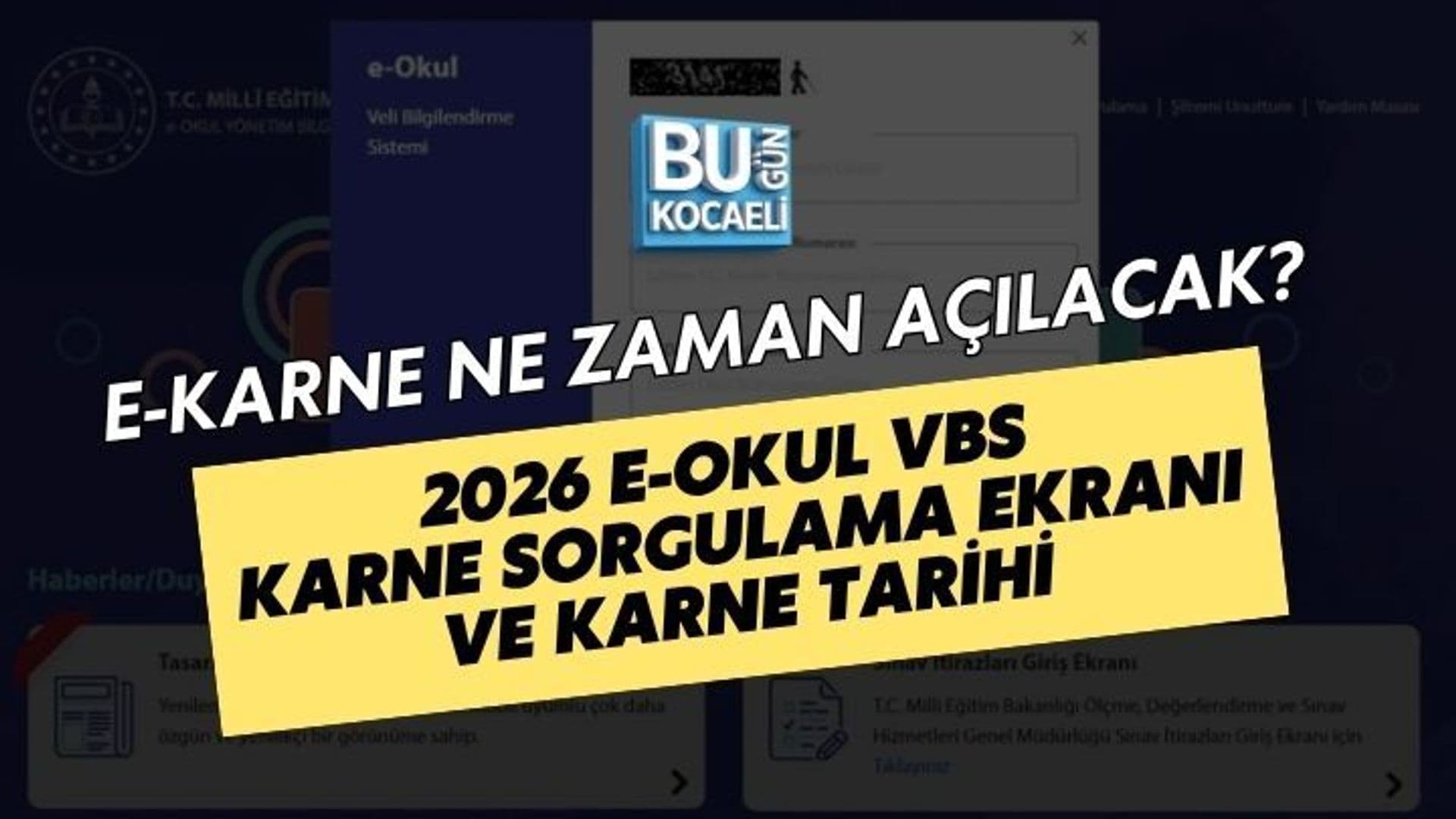 26 Haziran'da 19 Milyon Öğrenci Karne Alacak, e-Karne Açılacak