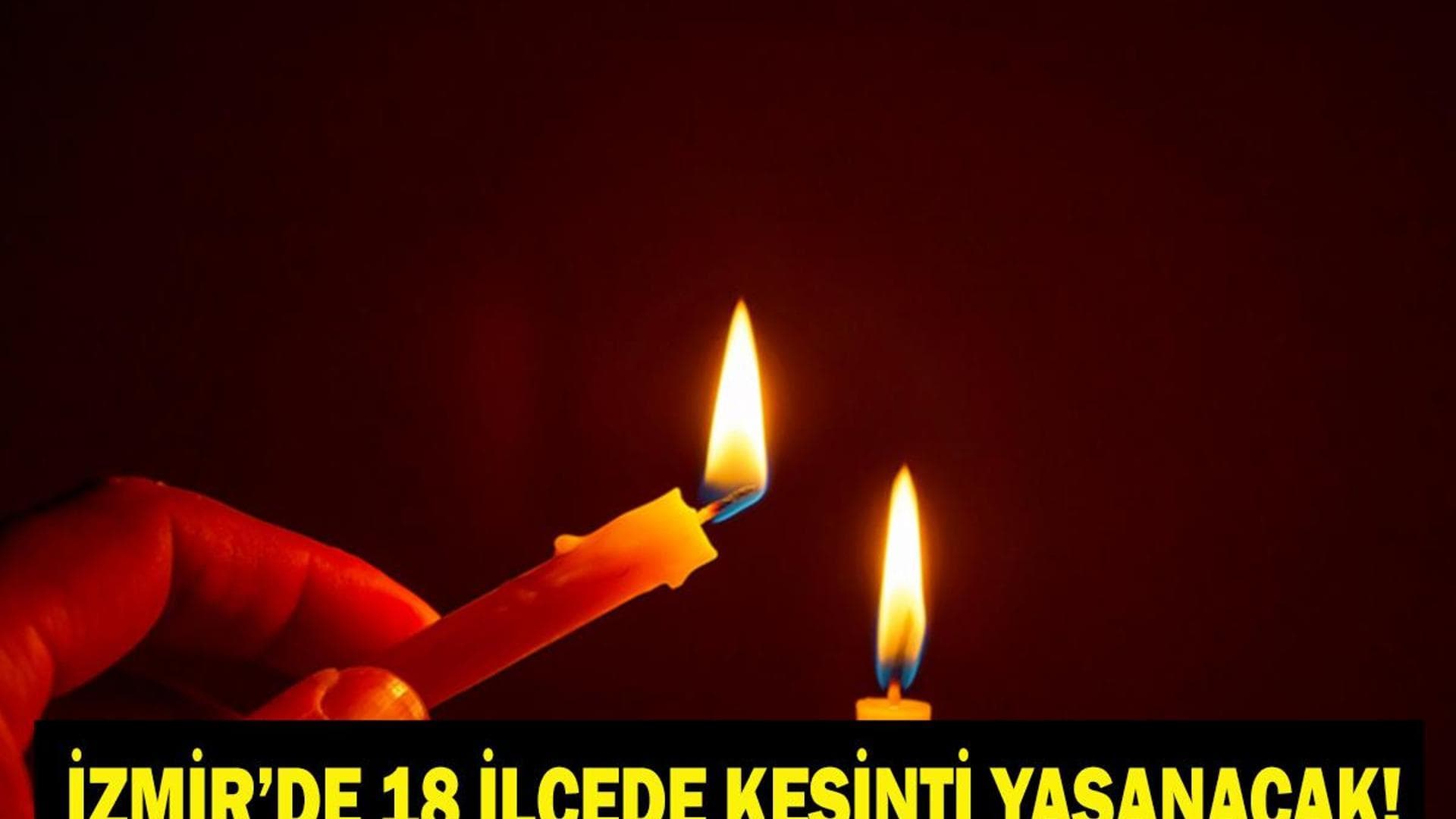 İzmir'de 26 Haziran'da çok sayıda mahallede planlı elektrik kesintisi