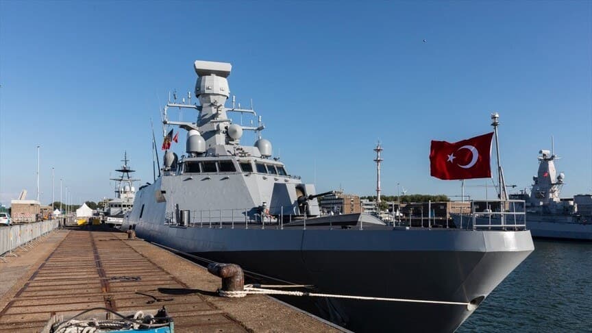 Milli savaş gemisi TCG Burgazada, Belçika'da ziyaretçilerini ağırlayacak