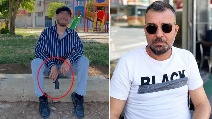 Parktaki cinayetin şüphelisi, saldırı öncesi olay yerinden silahlı fotoğraf paylaşmış