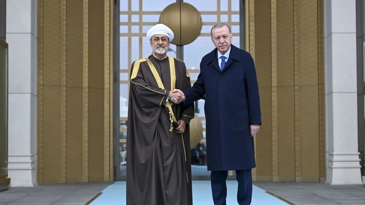 Cumhurbaşkanı Erdoğan, Umman Sultanı Heysem bin Tarık ile görüştü