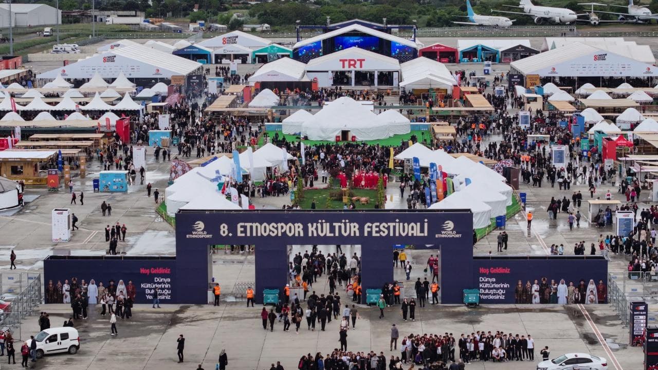 8. Etnospor Kültür Festivali İstanbul'da başladı