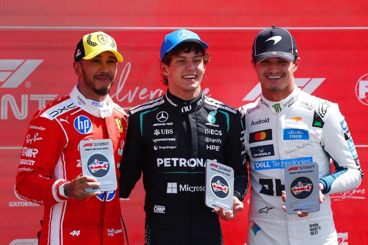 Formula 1 Büyük Britanya Grand Prix'sinde sprint yarışını Kimi Antonelli kazandı