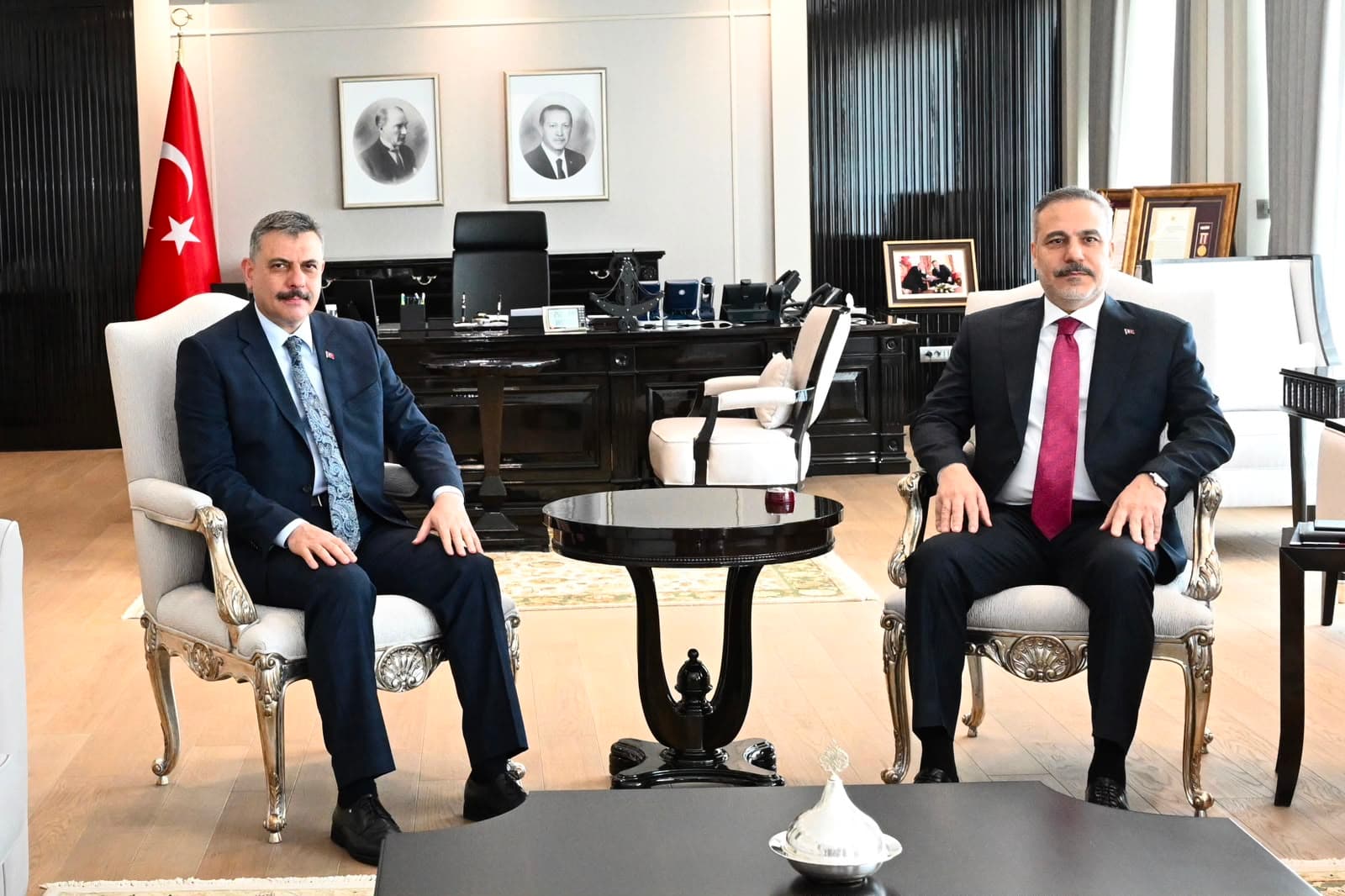 Fidan ve Çiftçi'den güvenlik görüşmesi
